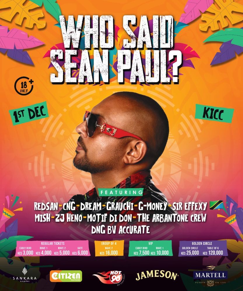 WHO SAID SEAN PAUL?